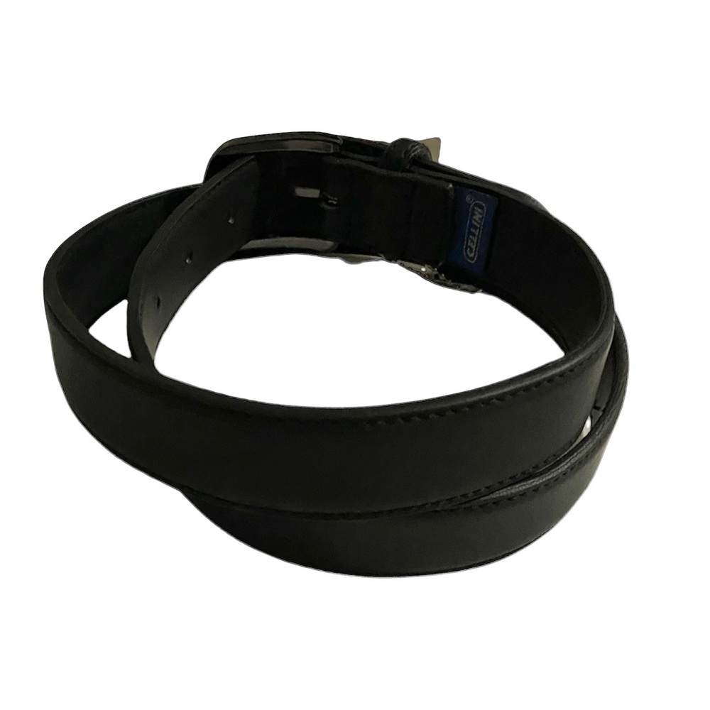 New Cellini Uomo Black Belt Size 34 - Picture 4 of 5